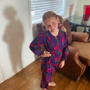 Ulla Johnson Girls Jumpsuit in Violet